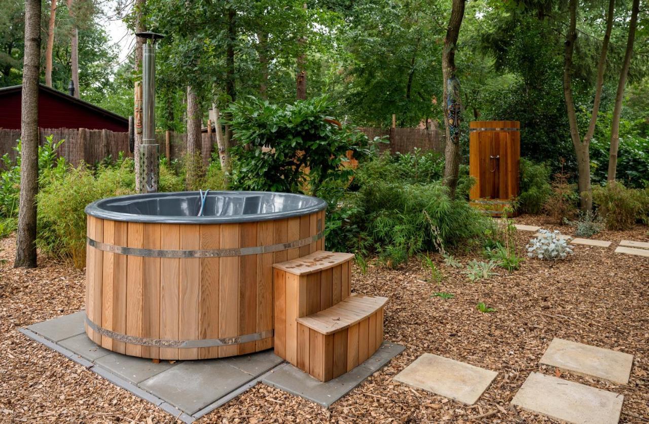 Zen-Bungalow No 4 Met Sauna En Hottub Rheezerveen Exteriér fotografie